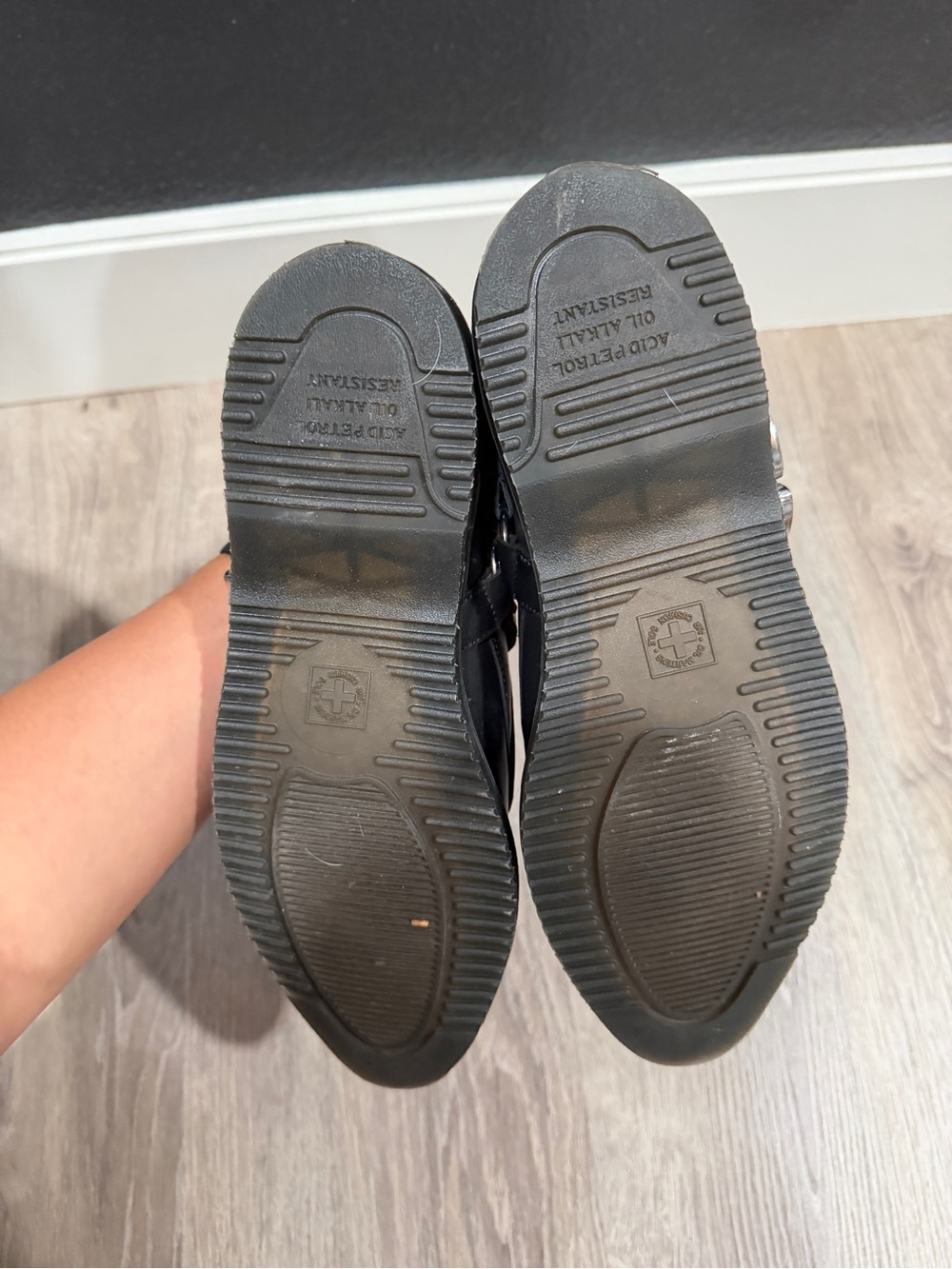 Dr. Martens Black Leather Delylah Monk Black Loafer - Picture 4 of 7